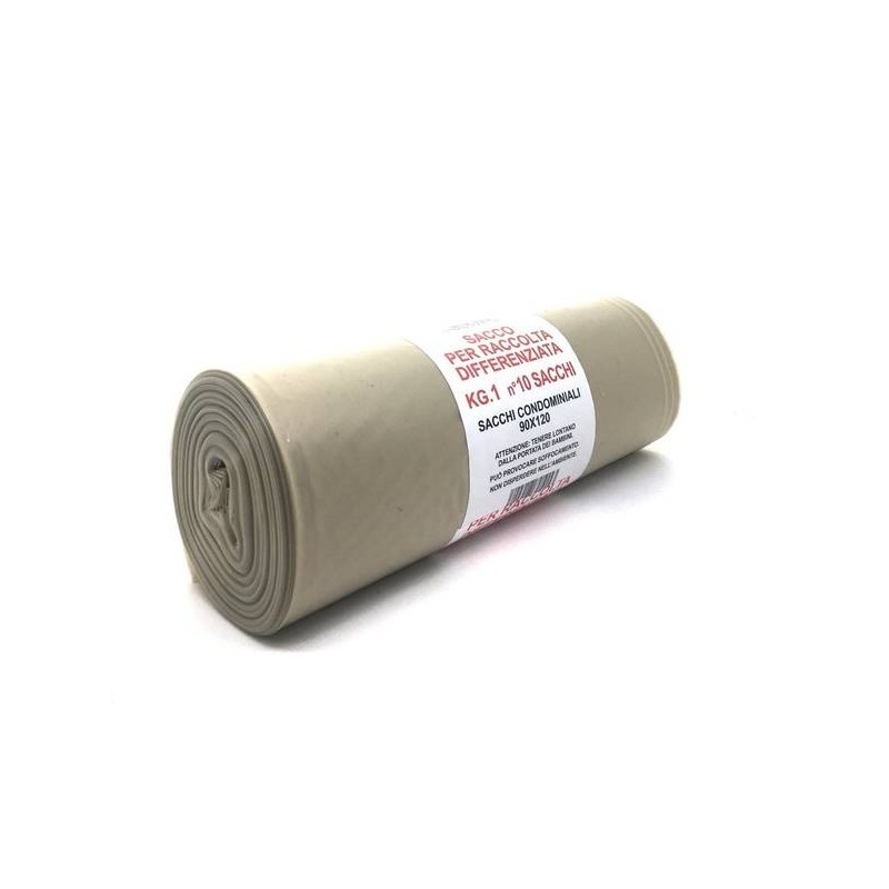 SACCHI NU 90x120cm AMBRA TIPO 1000 EXTRA RESISTENZA 8pz