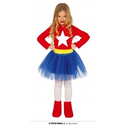 COSTUME SUPER GIRL BAMBINA 10 - 12  ANNI