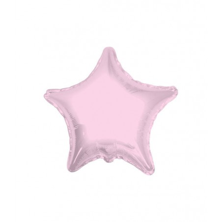 PALLONE MYLAR STELLA 18'' 45cm ROSA CHIARO RC