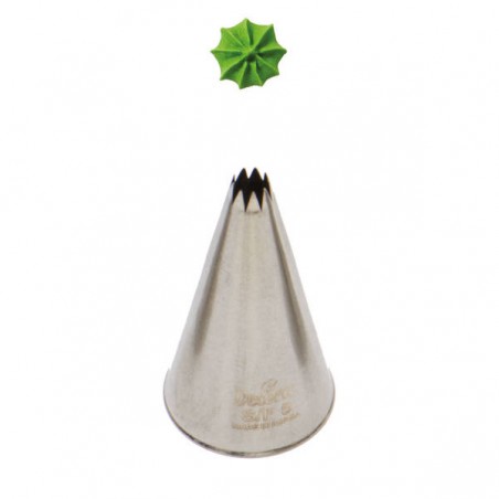 BECCUCCIO INOX DECORA N°5 STELLA FRANCESE