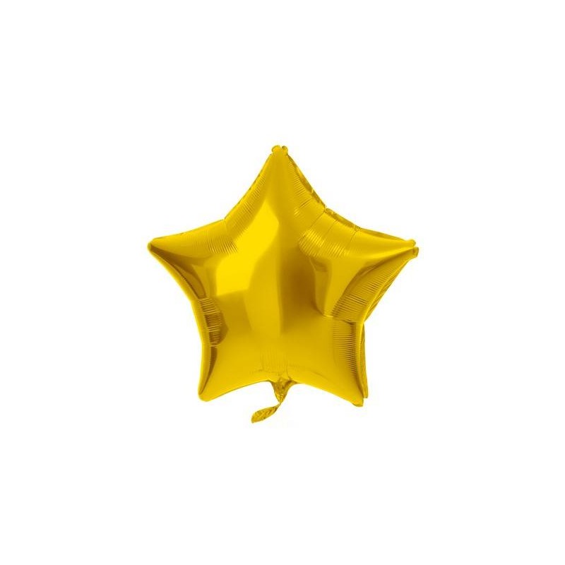 PALLONE MYLAR 19'' STELLA ORO 48cm