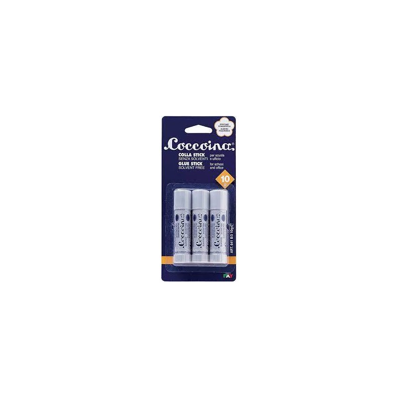COLLA STICK COCCOINA 641 10gr 3pz BLISTER