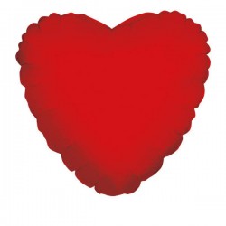 PALLONE MYLAR CUORE ROSSO cm.25