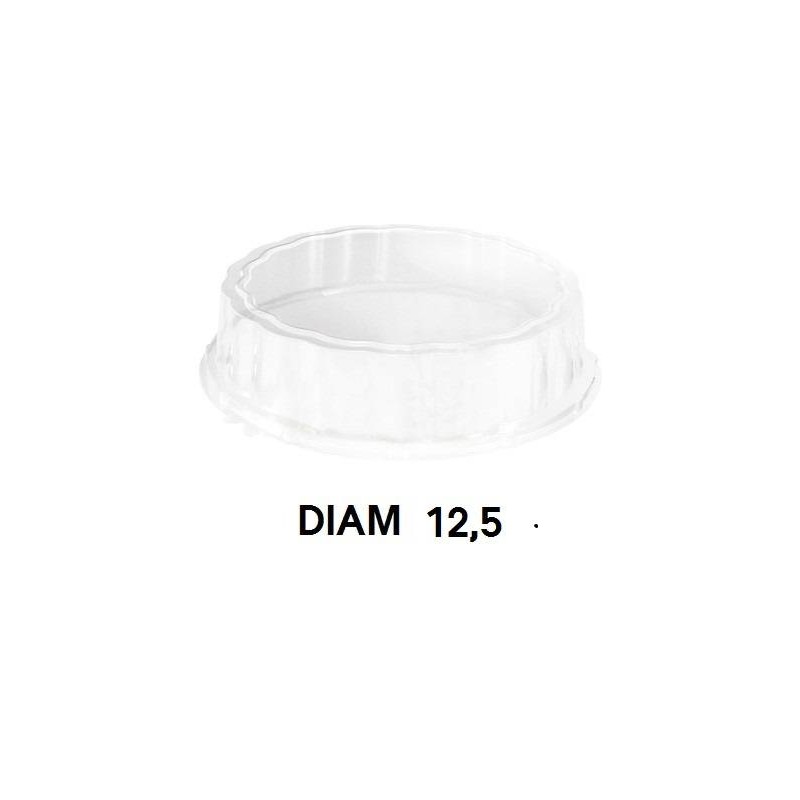 COPERCHIO MINI MEDORO ø12x8cm PET