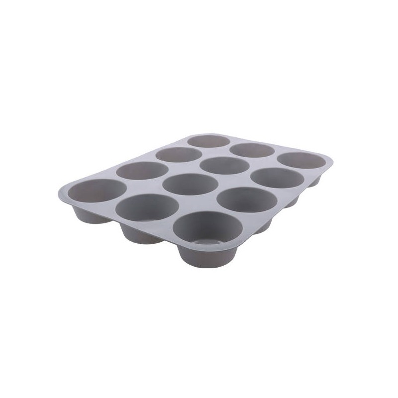 TEGLIA PER 12 MUFFIN IN SILICONE 33x23x3cm