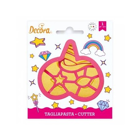TAGLIAPASTA MASCHERA UNICORNO  9x9x2h