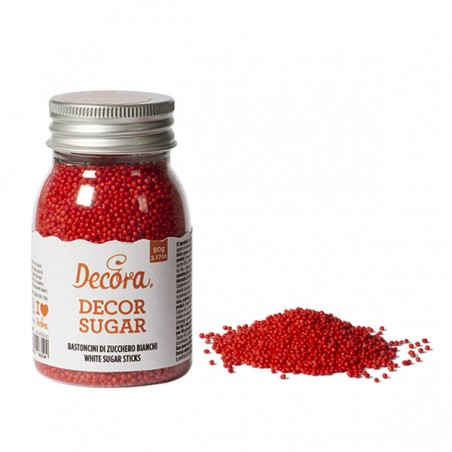 PERLINE DI ZUCCHERO 90gr ROSSO