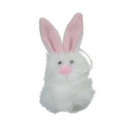 CONIGLIETTO WHITE DA APPENDERE 10cm 4pz
