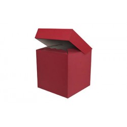 SCATOLA BAULETTO QUADRATELLA 20x20x20cm ROSSO PORTATA 3kg