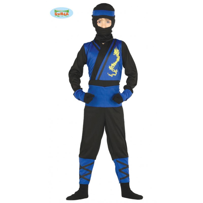 COSTUME NINJA BLU 5-6 ANNI