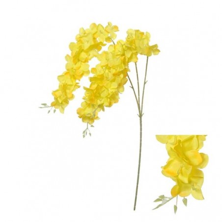 RAMO DI GLICINE GIALLO 88cm
