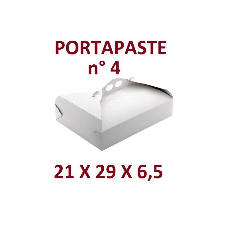 SCATOLA P.PASTE POLIT. N°4 21x29x6,5cm BIANCO RAMAGE