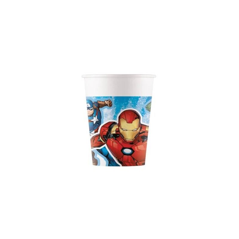 BICCHIERI CARTA 200ml AVENGERS 8pz