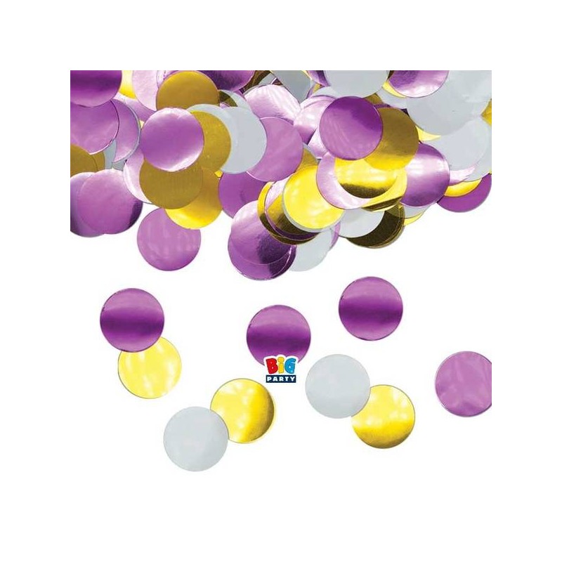 CORIANDOLI IN FOIL ø2cm 50gr CHIC ROSA METAL