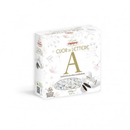 CONFETTI CUOR DI NUMERO 50 CIOCCOLATO FONDENTE 250gr