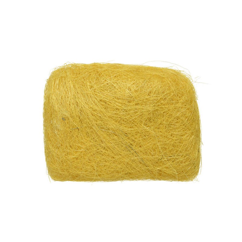 BUSTA PAGLIETTA SOTTILE PER DECORAZIONI 14x5x18cm GIALLO