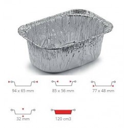 TEGLIA MONOPORZIONE PLUM CAKE R36G 10pz