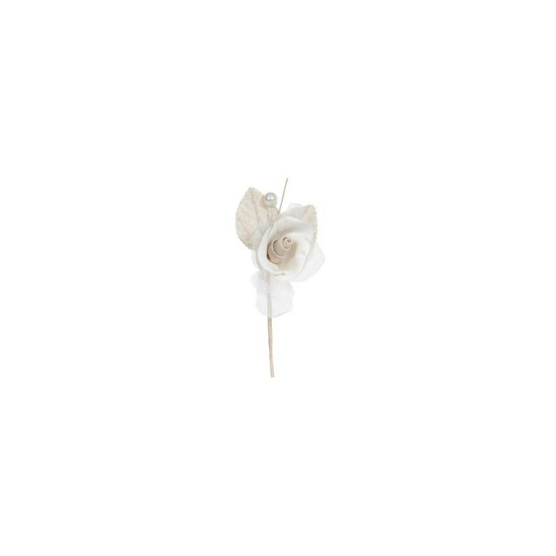 CHIUDIPACCO COTTON ROSE 7x14,5cm WHITE