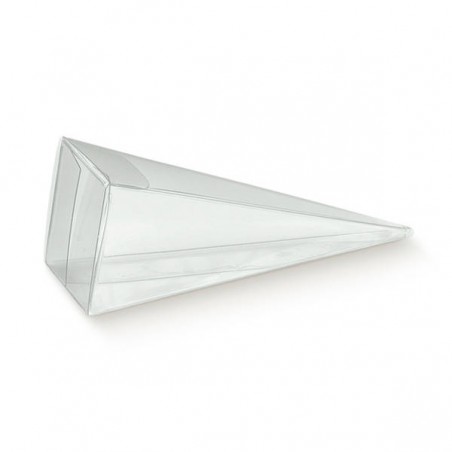 CONO MINI PVC TRASPARENTE 100 10pz