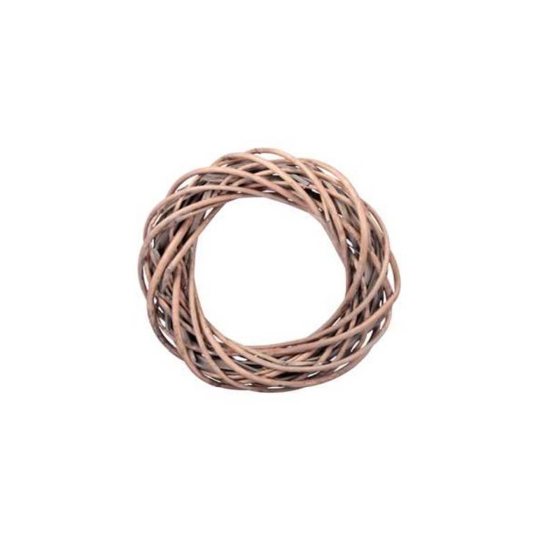 CORONA VIMINI ø20cm H.4cm GRIGIO