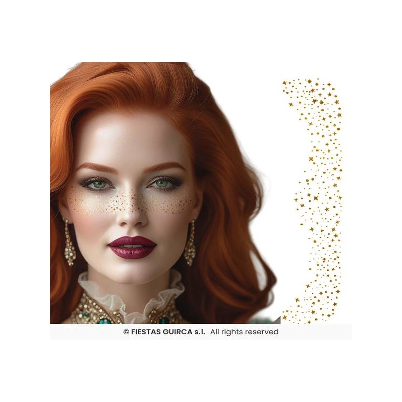 LENTIGINI ADESIVE VISO ORO