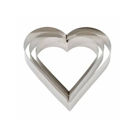 SAGOMA INOX CUORE 14x4,5cm