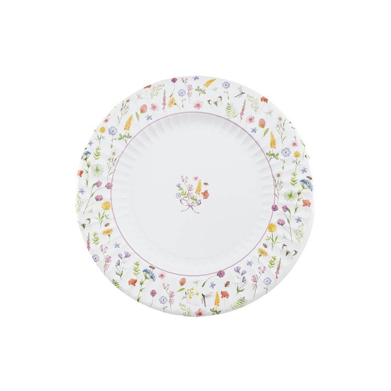 PIATTI MAXI ø33cm WILD FLOWERS 6pz