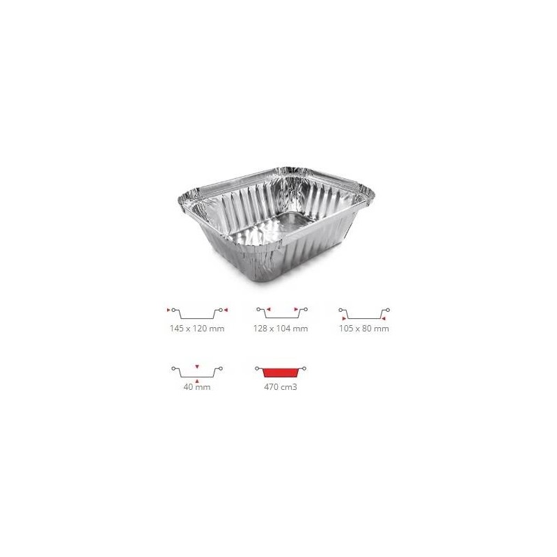 TEGLIA ALLUMINIO PRED. COP. 1 PRZ R28L 100PZ CONTITAL