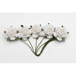 PICKS FIORE BIANCO ø2cm 20pz