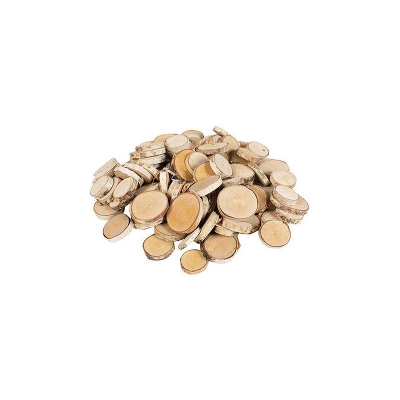 FETTINE DI ALBERO DI LEGNO 100pz TT101 CWR