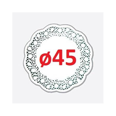 PIZZO PORCELLANATO TONDO ø45 100pz