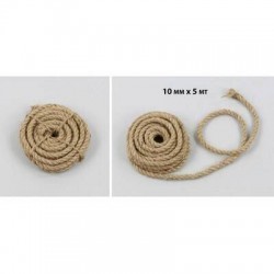 CORDA IN JUTA ROPE mm10x5mt NATURAL