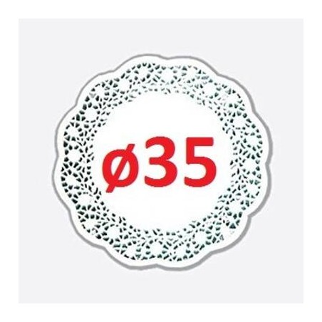 PIZZO PORCELLANATO TONDO ø35 100pz