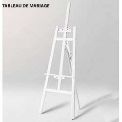 TABLEAU DE MARIAGE LEGNO BIANCO H.150cm