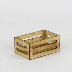 CASSETTA LEGNO NATURALE RETTANGOLARE 20x13x9cm