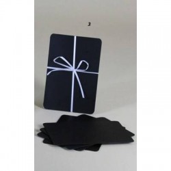 FOGLI IN ARDESIA LISCIA 22x14cm RETTANGOLARE 4pz