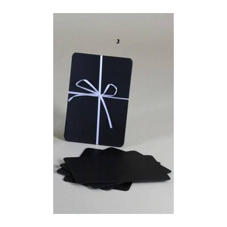 FOGLI IN ARDESIA LISCIA 22x14cm RETTANGOLARE 4pz