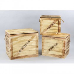 BAULE LEGNO WOOD BOX 46x36,5x41cm 2/3