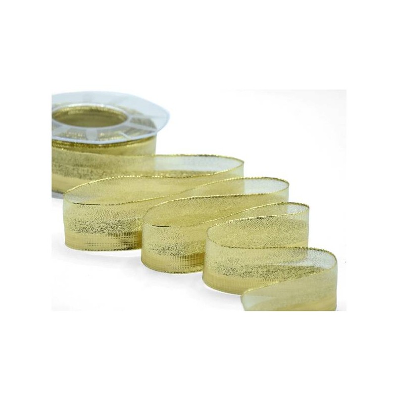 NASTRO TESSUTO NETTUNO mm33x20mt COL.102 ORO