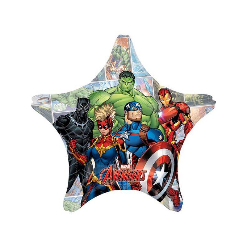 PALLONE MYLAR S/SHAPE AVENGERS POWER UNITE STELLA 81cm