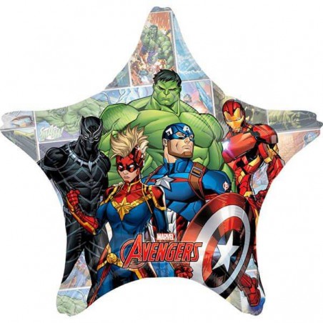 PALLONE MYLAR S/SHAPE AVENGERS POWER UNITE STELLA 81cm