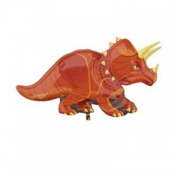 PALLONE MYLAR S/SHAPE TRICERATOPO 106cm