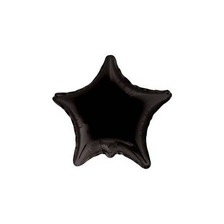 PALLONE MYLAR STELLA 18'' 45cm NERO RC