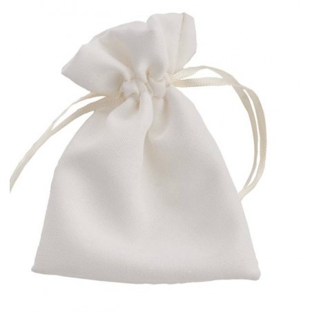 SACCHETTO COTTON 9x12cm ECRU' 12pz