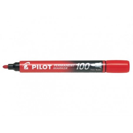 PILOT PERMANENT MARKER MK100 TONDA 1mm ROSSO