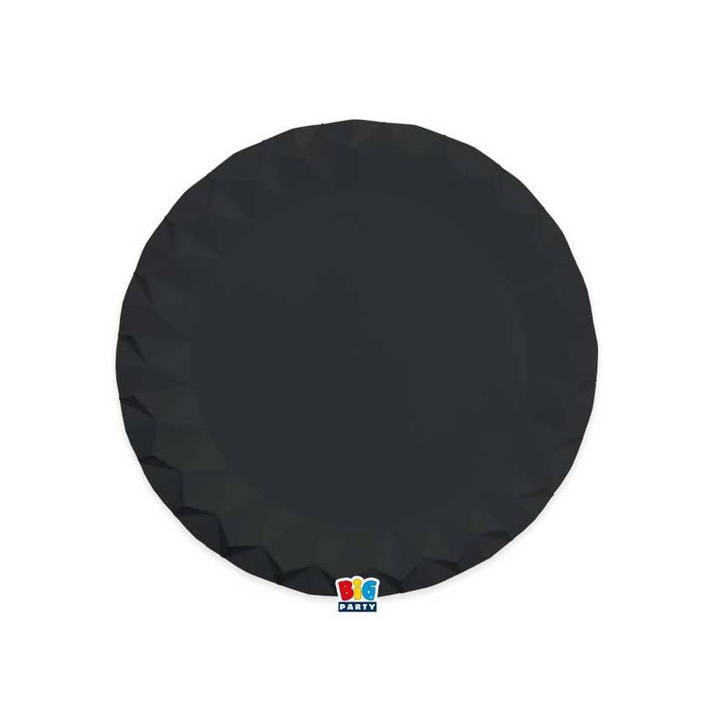 SOTTOPIATTI DIAMANT NERO ø32 5pz