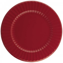 SOTTO PIATTI ROUND SHAPE 33cm ROSSO RUBINO
