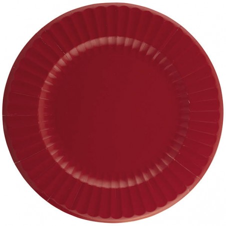 SOTTO PIATTI ROUND SHAPE 33cm ROSSO RUBINO