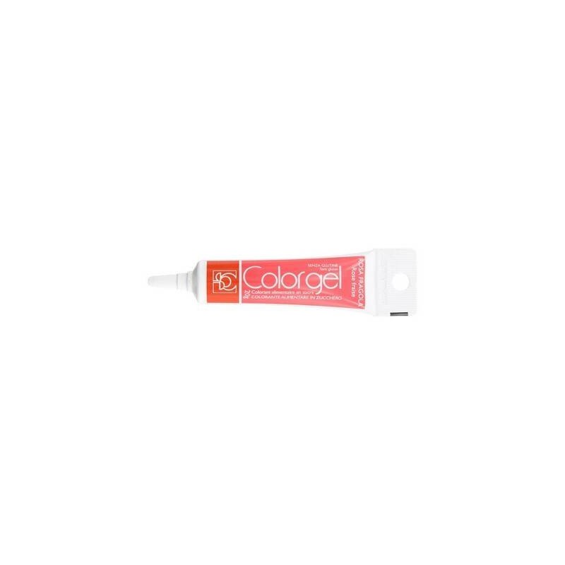 COLORANTE GEL TUBETTO 20gr ROSA FRAGOLA