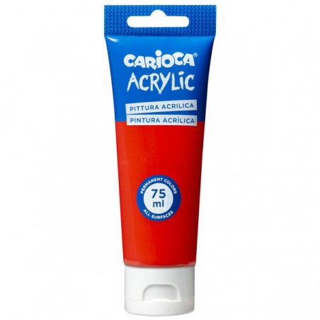 TEMPERA ACRILICA CARIOCA 75ml ROSSO